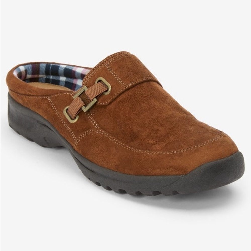 Comfortview The Joy Slip On Mule in cognac / brown gold size 9.5 WW